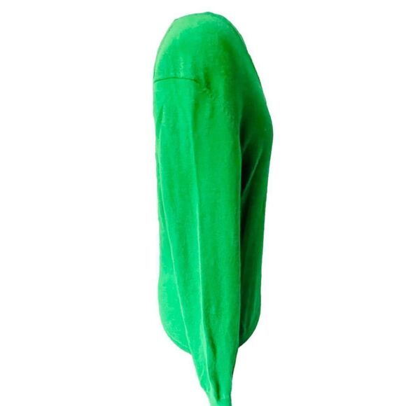 Tommy Hilfiger Pima Cotton Blend Kelly Green Sweater Size Medium - Picture 2 of 6